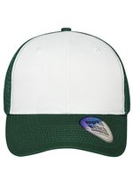 Myrtle Beach 6-Panel Mesh-Mütze Rot, Black/Black One Size, MB6239 – Blanc/Vert fonce