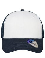 Myrtle Beach 6-Panel Mesh-Mütze Rot, Black/Black One Size, MB6239 – Blanc/Marine