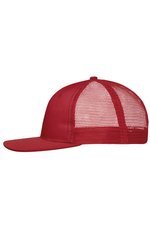 Myrtle beach 6-Panel-Mesh-Mütze mit flachem Schirm, Black/Black One Size, MB6240 – Bild 5