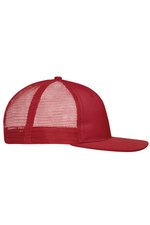 Myrtle beach 6-Panel-Mesh-Mütze mit flachem Schirm, Black/Black One Size, MB6240 – Bild 6