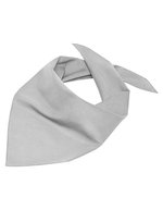 Myrtle beach Dreieckiges Halstuch aus Polyester-Baumwolle, Black One Size, MB6524 – Grigio chiaro