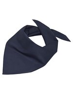 Myrtle beach Dreieckiges Halstuch aus Polyester-Baumwolle, Black One Size, MB6524 – Blu navy