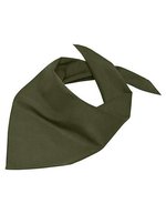 Myrtle beach Dreieckiges Halstuch aus Polyester-Baumwolle, Black One Size, MB6524 – Oliva