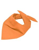 Myrtle beach Dreieckiges Halstuch aus Polyester-Baumwolle, Black One Size, MB6524 – Arancione