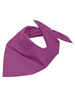 Myrtle beach Dreieckiges Halstuch aus Polyester-Baumwolle, Black One Size, MB6524 – Viola
