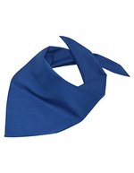 Myrtle beach Dreieckiges Halstuch aus Polyester-Baumwolle, Black One Size, MB6524 – Reale