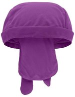 Myrtle beach Atmungsaktives Bandana aus Polyester, Black One Size, MB6530 – Viola