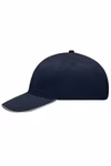Myrtle beach Light Brushed Sandwich Cap aus Baumwolle, Red/White One Size, MB6541 – Bild 5