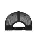 Myrtle beach 5 Panel Retro Mesh Cap mit Zierkordel, Black/Black One Size, MB6550 – Bild 4