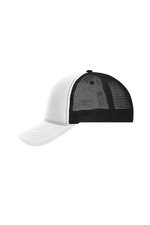 Myrtle beach 5 Panel Retro Mesh Cap mit Zierkordel, Black/Black One Size, MB6550 – Bild 5