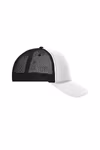 Myrtle beach 5 Panel Retro Mesh Cap with Decorative Cord, Black/Black One Size, MB6550 – image 6