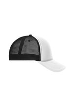 Myrtle beach 5 Panel Retro Mesh Cap mit Zierkordel, Black/Black One Size, MB6550 – Bild 6
