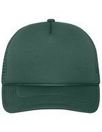 Myrtle beach 5 Panel Retro Mesh Cap mit Zierkordel, Black/Black One Size, MB6550 – Dark Green/Dark Green