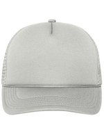 Myrtle beach 5 Panel Retro Mesh Cap mit Zierkordel, Black/Black One Size, MB6550 – Light Grey/Light Grey