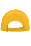Myrtle beach 5-Panel Baumwoll-Cap mit Sandwich-Schild, Gold/Red One Size, MB6552 – Bild 4