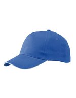 Myrtle beach 5-Panel Baumwoll-Cap mit Sandwich-Schild, Black/White One Size, MB6552 – Reale/Bianco
