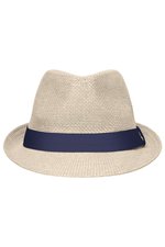 Myrtle Beach Sommerhut mit Hutband, Black/Light Grey L/XL (58 cm), MB6564 – Bild 3