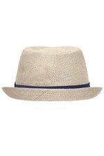 Myrtle Beach Sommerhut mit Hutband, Black/Light Grey L/XL (58 cm), MB6564 – Bild 4