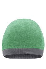 Myrtle beach Heather Sommer Beanie im Oversize-Look, Black Melange/Dark Grey One Size, MB6577 – Bild 3