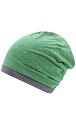 Myrtle beach Heather Sommer Beanie im Oversize-Look, Black Melange/Dark Grey One Size, MB6577 – Bild 5