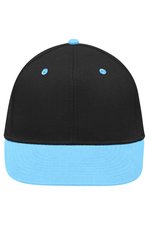 Myrtle beach 6-Panel Pro Cap mit Wattierung, Black/Fern Green One Size, MB6581 – Bild 3