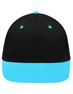 Myrtle beach 6-Panel Pro Cap mit Wattierung, Black/Fern Green One Size, MB6581 – Black/Pacific