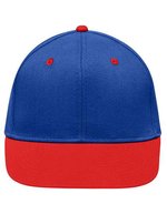 Myrtle beach 6-Panel Pro Cap mit Wattierung, Black/Fern Green One Size, MB6581 – Royal/Tomato