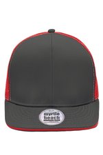 Myrtle Beach Pro Cap 6-Panel Mesh, Black/Charcoal One Size, MB6635 – Bild 7