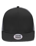 Myrtle Beach Pro Cap 6-Panel Mesh, Black/Charcoal One Size, MB6635 – Bild 2