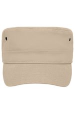 Myrtle beach Military Cap mit Velcro-Verschluss für Kinder, Black One Size, MB7018 – Bild 3