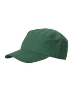 Myrtle beach Military Cap mit Velcro-Verschluss für Kinder, Black One Size, MB7018 – Dark Green