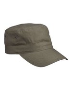 Myrtle beach Military Cap mit Velcro-Verschluss für Kinder, Black One Size, MB7018 – Olive