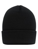 Myrtle beach High Brim Strickmütze aus Polyacryl, Black One Size, MB7139 – Bild 2