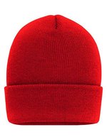 Myrtle beach High Brim Strickmütze aus Polyacryl, Black One Size, MB7139 – Fire Red