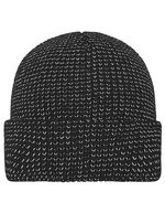Myrtle beach Reflektierende Wintermütze mit Fleece-Futter, Black One Size, MB7142 – Bild 2