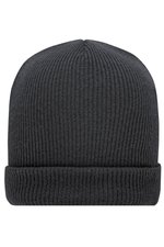 Myrtle beach Recycelte Polyester Wintermütze, klassischer Schnitt, Black One Size, MB7145 – Bild 1