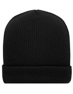 Myrtle beach Recycelte Polyester Wintermütze, klassischer Schnitt, Black One Size, MB7145 – Bild 2