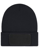 Myrtle beach Beanie mit Patch und Thinsulate-Futter, Black One Size, MB7407 – Bild 2