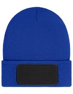 Myrtle beach Beanie mit Patch und Thinsulate-Futter, Black One Size, MB7407 – Royal