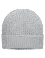 Bio Cotton Winter Beanie – Light Grey Melange