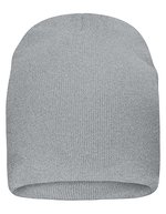 Bio Cotton Casual Beanie – Light Grey Melange