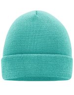 Myrtle beach Gestrickte Mütze aus 100% Polyacryl, Aqua One Size, MB7500 – Mint