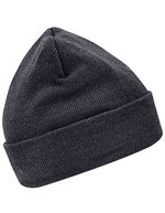Myrtle beach Strickmütze mit Thinsulate™ Futter, Black One Size, MB7551 – Gris fonce Melange