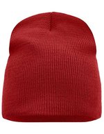 Myrtle Beach Beanie No. 1, doppelt gestrickt, Black One Size, MB7580 – Bordeaux
