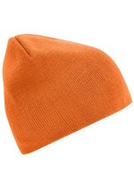 Myrtle Beach Beanie No. 1, doppelt gestrickt, Black One Size, MB7580 – Orange