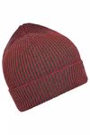 Myrtle beach Ripp-Design Strickmütze aus Polyacryl, Dark Red/Anthracite One Size, MB7988 – Bild 6