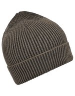 Myrtle beach Ripp-Design Strickmütze aus Polyacryl, Anthracite/Black One Size, MB7988 – Scuro Oliva/Antracite