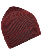 Myrtle beach Ripp-Design Strickmütze aus Polyacryl, Anthracite/Black One Size, MB7988 – Rosso scuro/Antracite