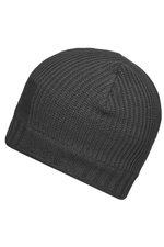 Myrtle beach Ripp-Design Strickmütze mit Fleeceband, Black One Size, MB7994 – Bild 5
