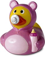 Mbw Schnabels® Quietsche-Ente Baby Pastellfarben, Light Blue 80 mm, MBW131138 – Bild 1